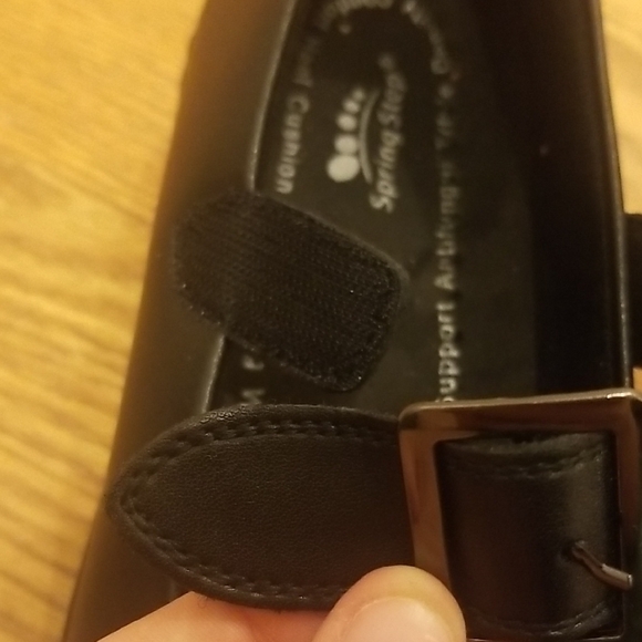 Spring Step Black Womens Mary Jane Shoes - Picture 2 of 8